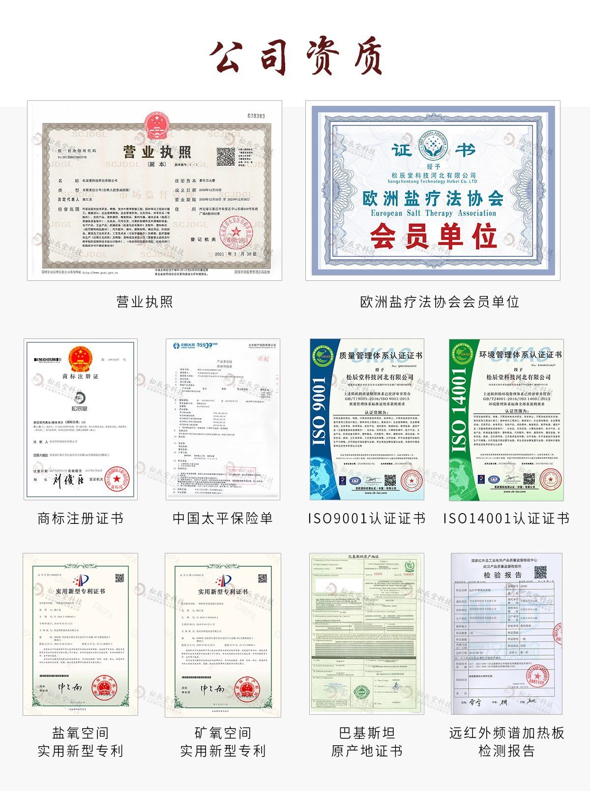 ISO9001 and Corporate Qualification Certificates